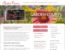 Tablet Screenshot of gardencourts.com